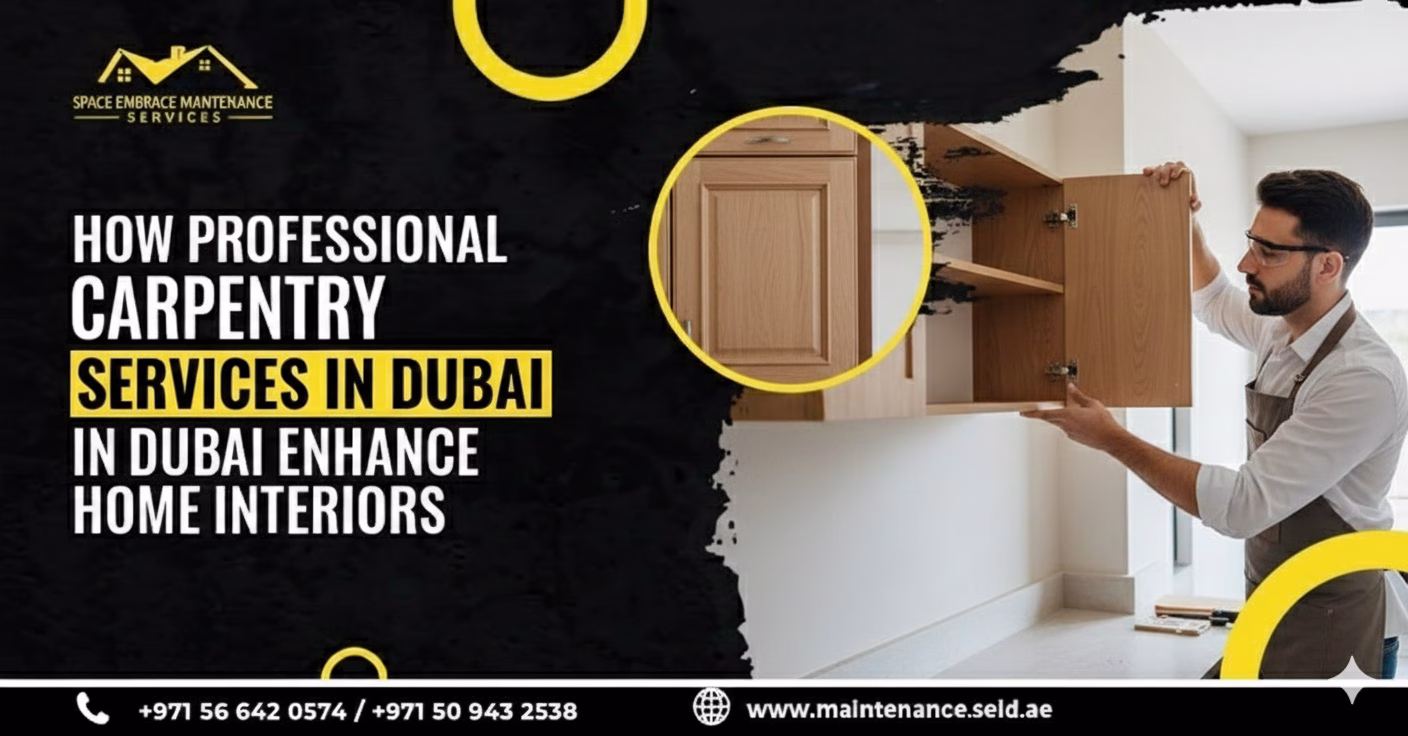How Professional Carpentry Services in Dubai Enhance Home Interiors