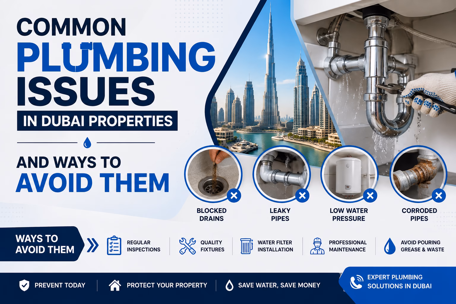 Common Plumbing Issues in Dubai Properties and Ways to Avoid Them